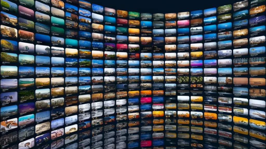 invideo ai has an extensive video template library