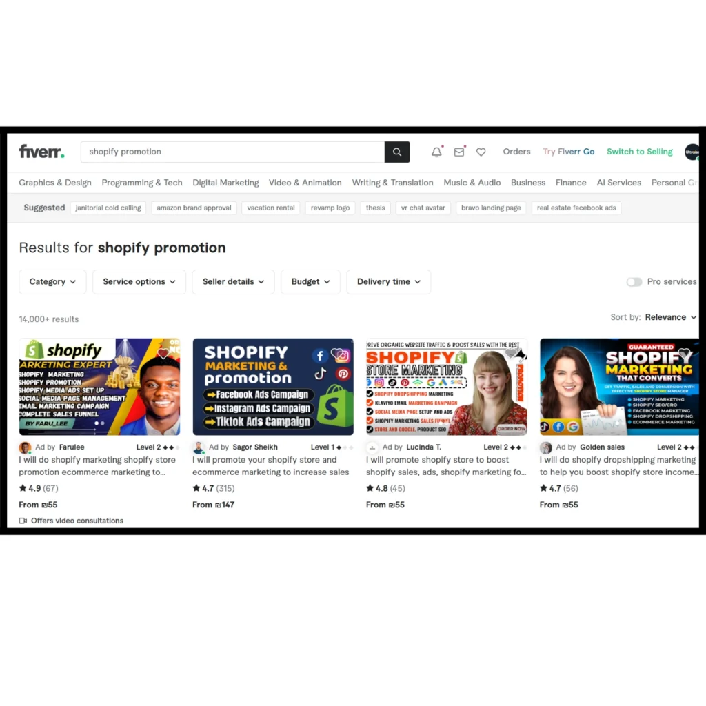 fiverr marketplace